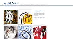 Desktop Screenshot of ingrid-golz.de