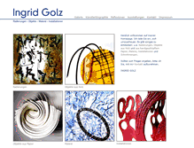 Tablet Screenshot of ingrid-golz.de